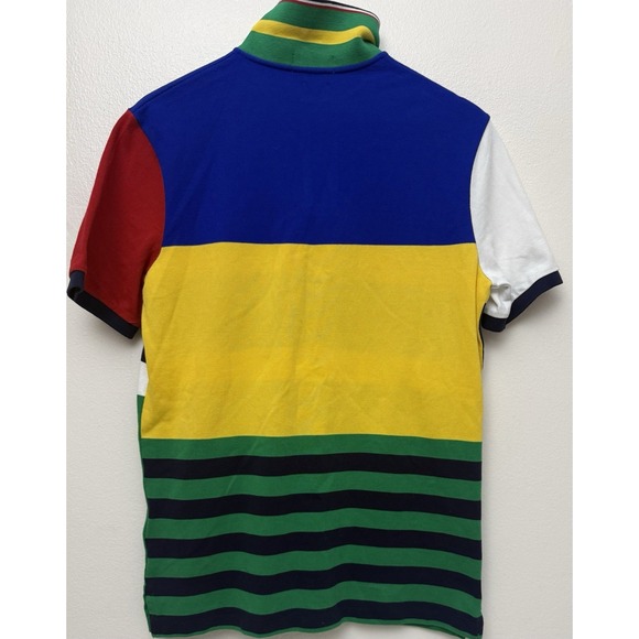 NWOT Ralph Lauren Polo Rugby Shirt Men's Sz S Color block Preppy - Picture 2 of 7